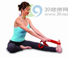 瑜伽体式：单脚背部伸展式