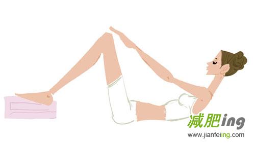 睡前腹部减肥小动作(4)